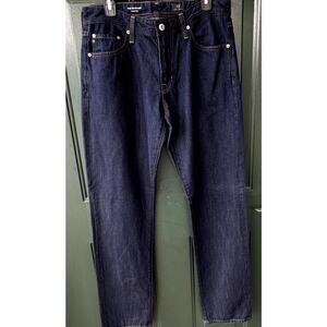 NWOT AG Adriano Goldschmied Graduate Sz 31 Men's Dark Denim Jeans 100% Cotton